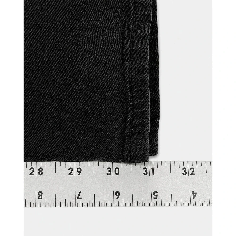 Kenneth Cole New York Mens Tapered Fit Jeans Washed Black 40x32 Denim Pants